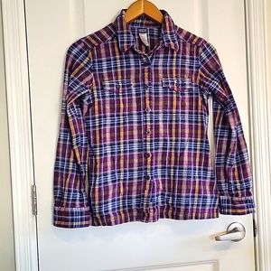 Patagonia Women's Long Sleeve 100% Cotton Flannel Sz S